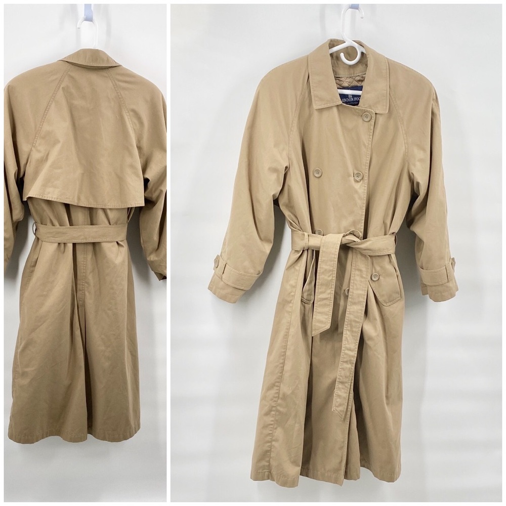 London Fog Tan Trench Coat